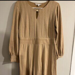 Tan Midi Dress